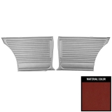 1967 Chevelle 2 Door Sedan Rear Door Panels, Unassembled, Red Image