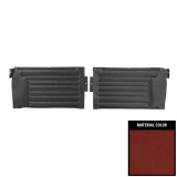 1967 Chevelle Convertible Rear Door Panels, Unassembled, Red Image