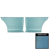 1967 Chevelle 2 Door Sedan Rear Door Panels, Unassembled, Light Blue Image