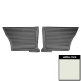 1967 Chevelle Coupe Rear Door Panels, Unassembled, White Image