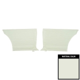 1967 Chevelle 2 Door Sedan Rear Door Panels, Unassembled, White Image