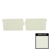 1967 Chevelle Convertible Rear Door Panels, Unassembled, White Image