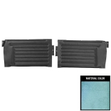 1967 Chevelle Convertible Rear Door Panels, Unassembled, Aqua Image