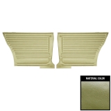 1967 Chevelle Coupe Rear Door Panels, Unassembled, Gold Image