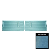 1967 Chevelle Front Door Panels, Pre-Assembled, Light Blue Image