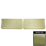 1967 Chevelle Front Door Panels, Pre-Assembled, Gold Image