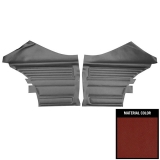 1968 Chevelle 2 Door Sedan Rear Door Panels, Unassembled, Red Image