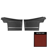 1968 Chevelle Convertible Rear Door Panels, Pre-Assembled, Red Image