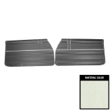 1968 Chevelle Coupe Front Door Panels, Pre-Assembled, Pearl Image