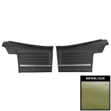 1968 Chevelle Convertible Rear Door Panels, Pre-Assembled, Ivy Gold Image
