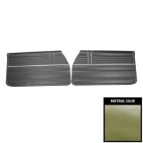 1968 Chevelle Coupe Front Door Panels, Pre-Assembled, Ivy Gold Image