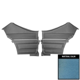 1968 Chevelle Coupe Rear Door Panels, Pre-Assembled, Light Blue Image