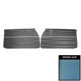 1968 Chevelle Coupe Front Door Panels, Pre-Assembled, Light Blue Image