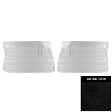 1968 Chevelle 2 Door Sedan Front Door Panels, Unassembled, Black Image
