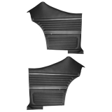 1969 Chevelle PUI Platinum Edition Coupe Rear Door Panels, Pre-Assembled, Black M10 Image