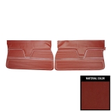 1969 Chevelle 2 Door Sedan Rear Door Panels, Unassembled, Red Image