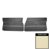 1969 Chevelle 2 Door Sedan Rear Door Panels, Unassembled, Parchment Image