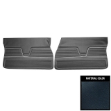 1969 Chevelle 2 Door Sedan Rear Door Panels, Unassembled, Dark Blue Image