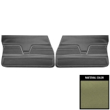 1969 Chevelle 2 Door Sedan Front Door Panels, Unassembled, Light Green Image