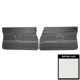 1969 Chevelle 2 Door Sedan Front Door Panels, Unassembled, White Image