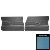 1969 Chevelle 2 Door Sedan Front Door Panels, Unassembled, Light Blue Image