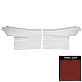 1969 Chevelle Convertible Rear Door Panels, Pre-Assembled, Red Image
