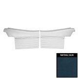 1969 Chevelle Convertible Rear Door Panels, Pre-Assembled, Dark Blue Image