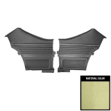1969 Chevelle Coupe Rear Door Panels, Pre-Assembled, Light Green Image