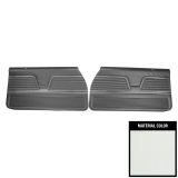 1969 Chevelle 2 Door Coupe Front Door Panels, Preassembled, White Image