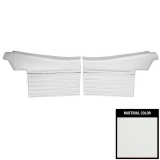 1969 Chevelle 2 Door Convertible Rear Door Panels, Preassembled, White Image
