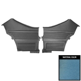 1969 Chevelle Coupe Rear Door Panels, Pre-Assembled, Light Blue Image