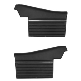 1969 Chevelle PUI Platinum Edition Convertible Rear Door Panels, Pre-Assembled, Black M10 Image