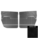 1970-1972 Chevelle 4 Door Sedan Rear Door Panels Black Image