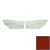 1970 Chevelle Coupe Rear Door Panels, Pre-Assembled, Red Image