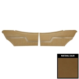 1970 Chevelle Coupe Rear Door Panels, Pre-Assembled, Saddle Image