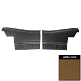 1970 Chevelle Convertible Rear Door Panels, Pre-Assembled, Saddle Image