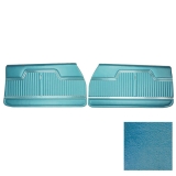 1970 Chevelle Front Door Panels, Pre-Assembled, Bright Blue Image