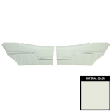 1972 Chevelle Coupe Rear Door Panels, Pre-Assembled, White Image