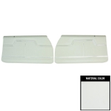 1972 Chevelle Front Door Panels, Pre-Assembled, White Image