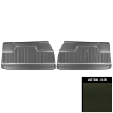 1972 Chevelle Front Door Panels, Pre-Assembled, Dark Green Image