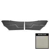 1971-1972 Chevelle Coupe Rear Door Panels, Pre-Assembled, Sandalwood Image