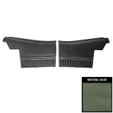 1971 Chevelle Convertible Rear Door Panels, Pre-Assembled, Jade Green Image