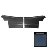 1971-1972 Chevelle Convertible Rear Door Panels, Pre-Assembled, Dark Blue Image