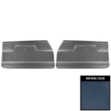 1971-1972 Chevelle Front Door Panels, Pre-Assembled, Blue Image