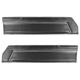 1978-1980 El Camino Pre-Assembled Front Door Panels, Black 70 Image