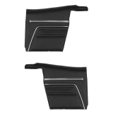 1969 Camaro PUI Platinum Edition Rear Convertible Door Panels, Black Image