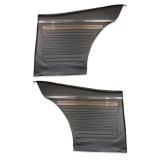 1970-1972 Nova Custom Rear Door Panels, Black Image