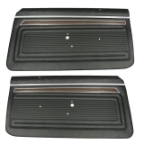 1970-1972 Nova Custom Front Door Panels, Black Image