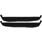 1968-1969 Camaro Deluxe Door Panel Carpet Inserts Black Image