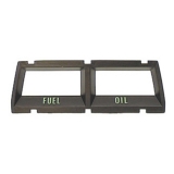 1968-1969 Camaro Console Fuel And Oil Gauge Bezel Image